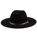 Cross-border Top Hat Men and Women Couples Flat Brim Hat Flat Brim Gentleman Hat