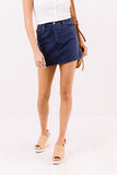 My Alma Mater Denim Skirt In Navy