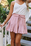 Headed For Happy Hour Skort In Blush