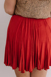 Made To Dance Skirt In Rust Curves