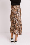 Turn Up The Sass Leopard Midi Skirt