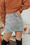Trend Spotter Leopard Skirt