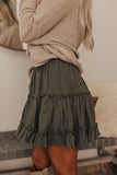 Espresso In Italy Skirt In Army Green