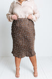 The Lyssi Leopard Skirt Curves