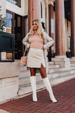 The Lindsay Skirt In Stone