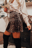 The Rhys Leopard Skirt