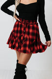Small Town Holiday Skort In Red