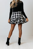 Small Town Holiday Skort In Black