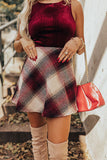 Love And Joy Plaid Skirt