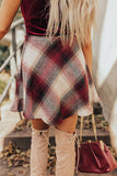 Love And Joy Plaid Skirt