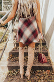 Love And Joy Plaid Skirt