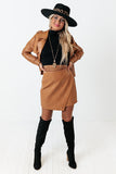 The Fabina Faux Leather Skirt