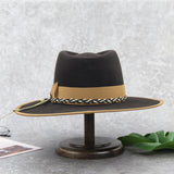 Fashion Decoration Wide Brim Fedora Hats