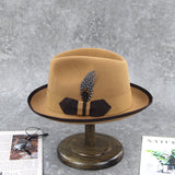 Brown 100% Australian Wool Fedora Hat