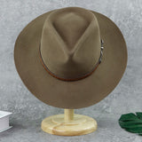 Manufacturing Wool Felt Hat Belt Fedora Hat