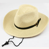 Western cowboy hat ladies tide beach hat sun protection big brim hat