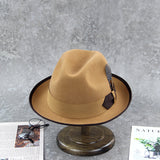 Brown 100% Australian Wool Fedora Hat