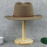 Manufacturing Wool Felt Hat Belt Fedora Hat